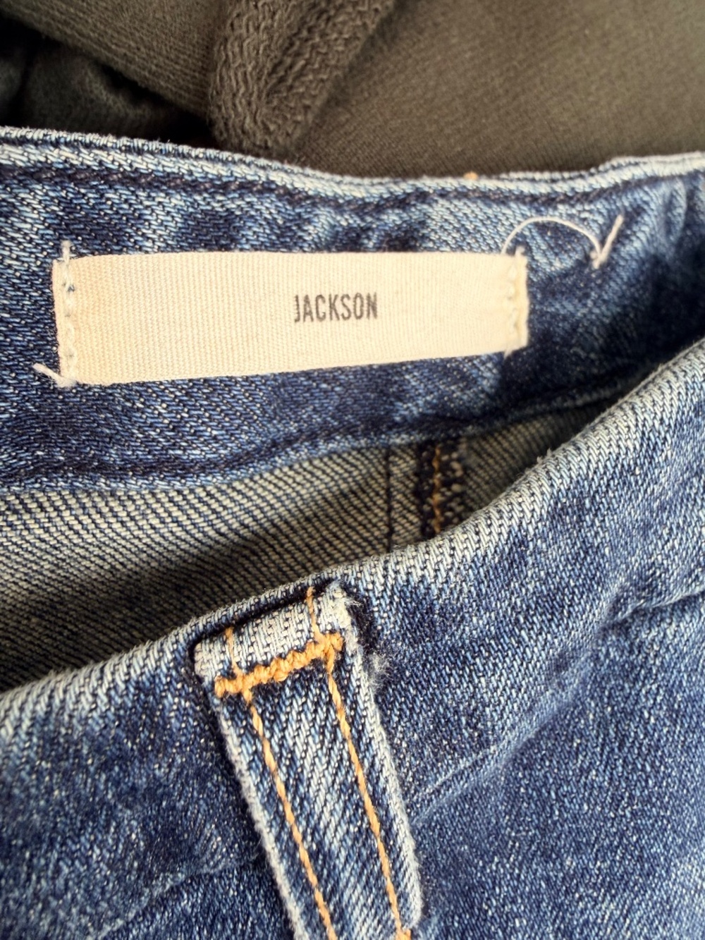 Nili Lotan 'Jackson' Dropped Crotch Denim Jeans In 'Walker' Wash Size 29 - Picture 11 of 11